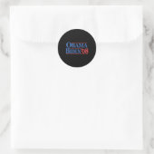 Obama Biden 08-campagne Ronde Sticker (Tas)