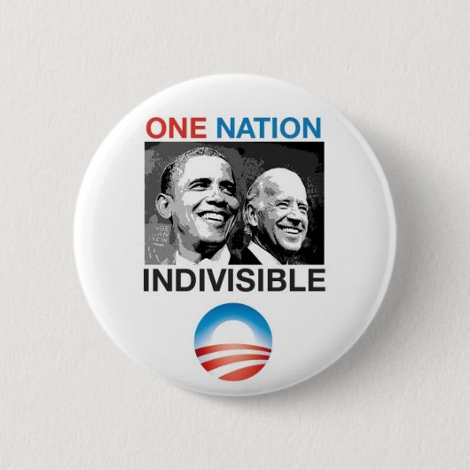 Obama Biden '08 Ronde Button 5,7 Cm (Voorkant)