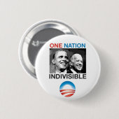 Obama Biden '08 Ronde Button 5,7 Cm (Voorkant /achterkant)