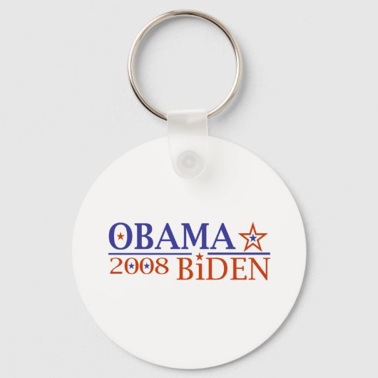 Obama Biden 08 Sleutelhanger (Voorkant)