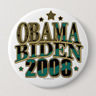Obama Biden '08 Ticket Ronde Button 4,0 Cm