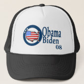Obama Biden 08 Trucker Pet (Voorkant)