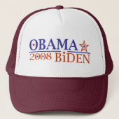 Obama Biden 08 Trucker Pet (Voorkant)