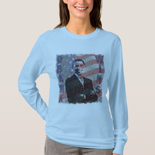 Obama Biden 1908 Ja, we hebben vrouwen thuis gehou T-shirt (Voorkant)