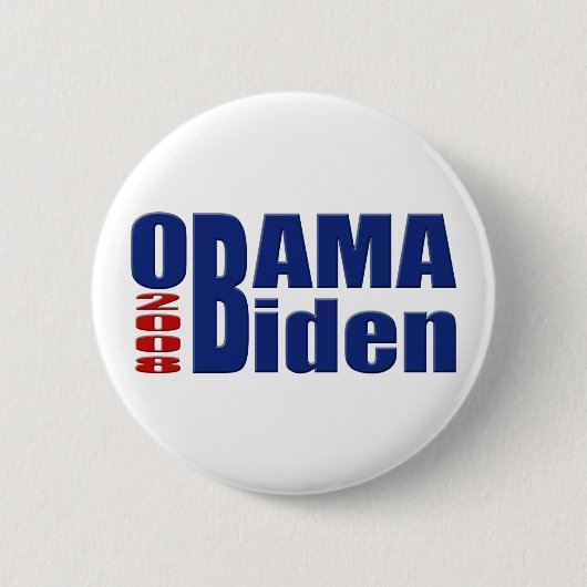 Obama Biden 2008 Button (Voorkant)