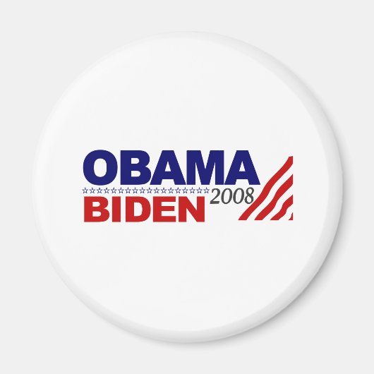 Obama Biden 2008 Magneet (Voorkant)