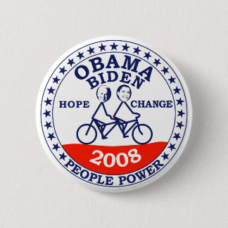 Obama Biden 2008 Ronde Button 5,7 Cm
