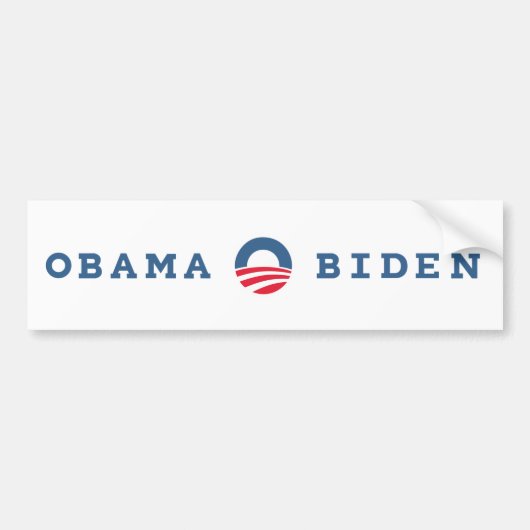 Obama / Biden 2012 Bumpersticker (Voorkant)
