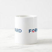 Obama Biden 2012 Forward (donkerblauw) Koffiemok (Center)