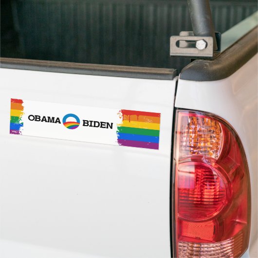Obama Biden 2012 Pride Sticker (Op Truck)