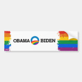 Obama Biden 2012 Pride Sticker (Voorkant)