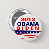 OBAMA-BIDEN 2012 RONDE BUTTON 5,7 CM (Voorkant /achterkant)