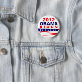 OBAMA-BIDEN 2012 RONDE BUTTON 5,7 CM (In situ)