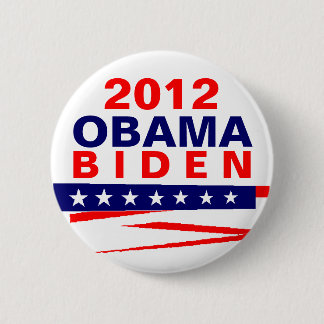 OBAMA-BIDEN 2012 RONDE BUTTON 5,7 CM