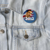 Obama Biden 2012 Ronde Button 5,7 Cm (In situ)