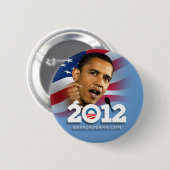 Obama Biden 2012 Ronde Button 5,7 Cm (Voorkant /achterkant)