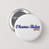 Obama Biden 2012 Ronde Button 5,7 Cm (Voorkant /achterkant)