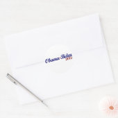Obama Biden 2012 Ronde Sticker (Envelop)