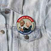 Obama Biden 2012 Stemming democratisch Ronde Button 7,6 Cm (In situ)