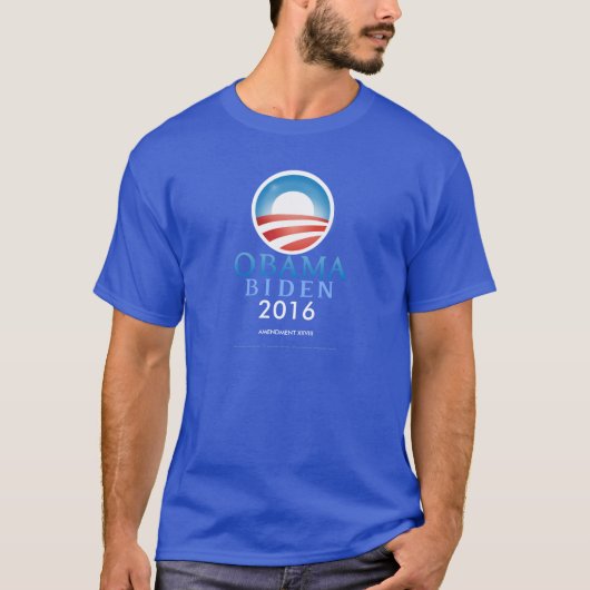 Obama Biden 2016 T-shirt (Voorkant)