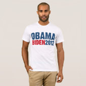 Obama Biden Blue/Red T-shirt (Voorkant volledig)