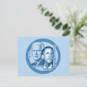 Obama Biden Briefkaart (Staand voorkant)