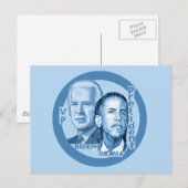 Obama Biden Briefkaart (Voorkant / Achterkant)