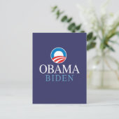 Obama Biden Briefkaart (Staand voorkant)