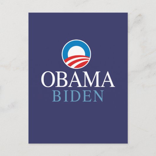 Obama Biden Briefkaart (Voorkant)