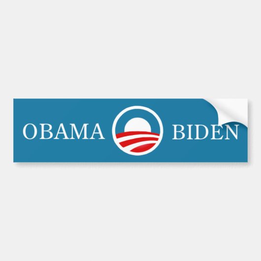 Obama - Biden Bumpersticker (Voorkant)