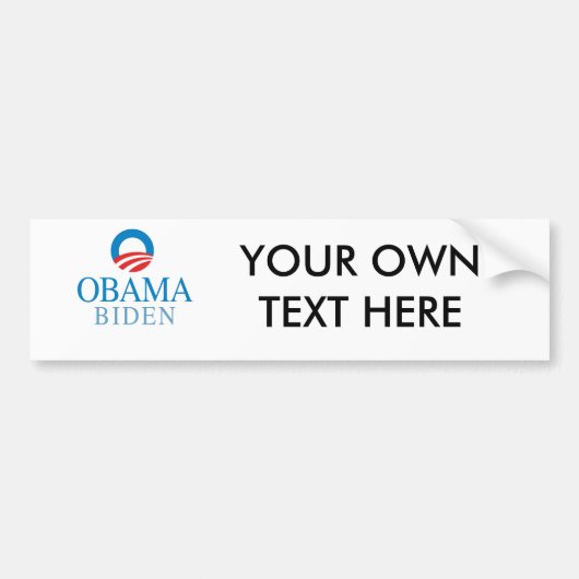 Obama/Biden Bumpersticker (Voorkant)