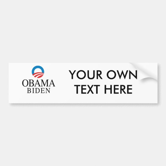 Obama/Biden Bumpersticker (Voorkant)