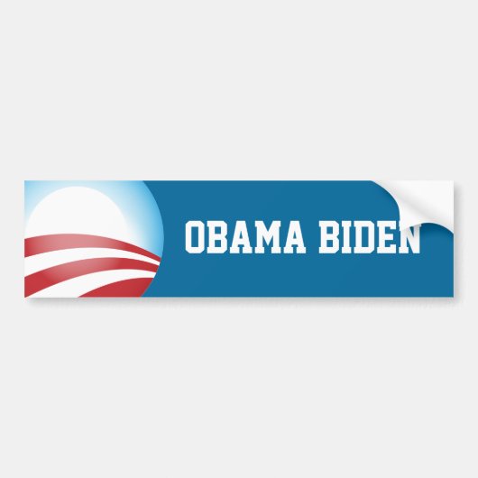 Obama Biden Bumpersticker (Voorkant)