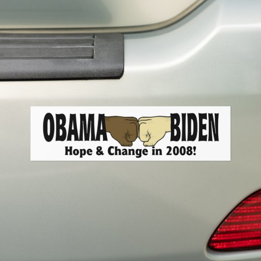 Obama Biden Bumpersticker (Op auto)