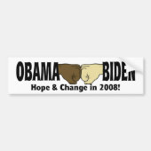 Obama Biden Bumpersticker (Voorkant)