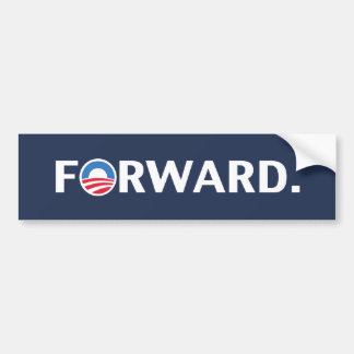 Obama Biden Bumpersticker 2012 Voorwaarts