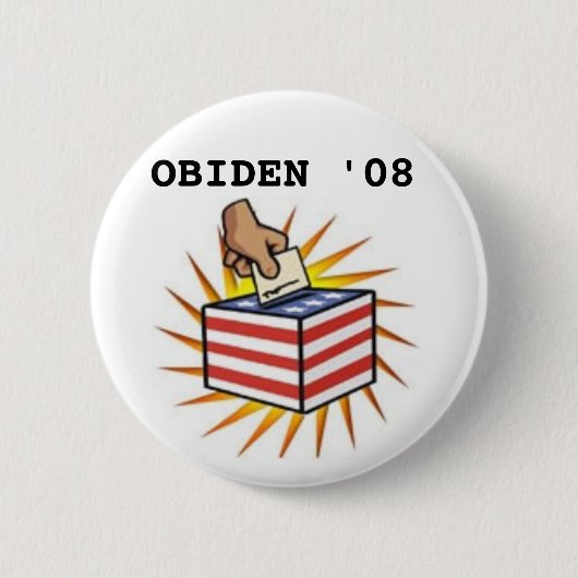 OBAMA BIDEN BUTTON (Voorkant)