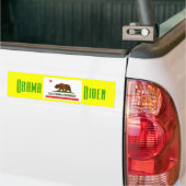 Obama Biden CALIFORNIA bumpersticker (Op Truck)