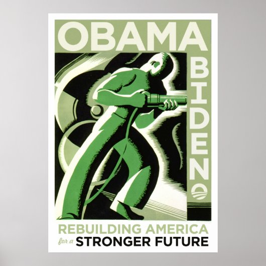 Obama / Biden: De wederopbouw van Amerika Poster (Voorkant)