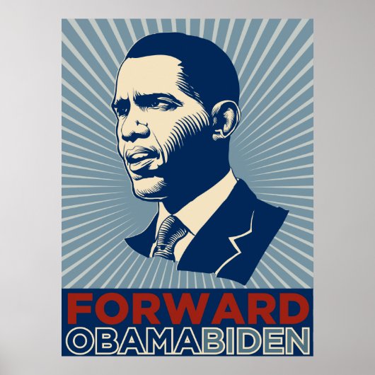 Obama Biden Forward Poster (Voorkant)