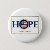 Obama Biden HOPE Button (Voorkant)