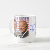 Obama Biden-inauguratie Koffiemok (Voorkant links)