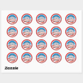 OBAMA BIDEN "JA, DAT HEBBEN WE GEDAAN" - STICKERS (Vel)
