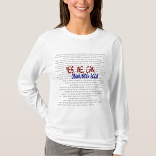 Obama/Biden - Ja, we kunnen spreken T-shirt