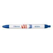 Obama-Biden Logo Zwarte Inkt Pen (Voorkant)