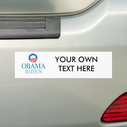 OBAMA BIDEN O BLUE -.png Bumpersticker (Op auto)