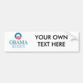 OBAMA BIDEN O BLUE -.png Bumpersticker (Voorkant)
