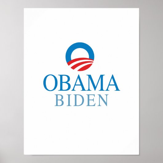 OBAMA BIDEN O BLUE -.png Poster (Voorkant)