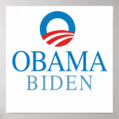 OBAMA BIDEN O BLUE -.png Poster (Voorkant)