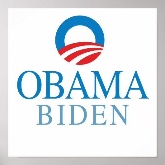 OBAMA BIDEN O BLUE -.png Poster (Voorkant)